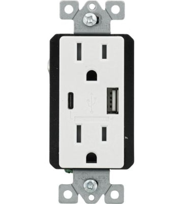 LEVITON T5638-W USB AND FAST CHARGER