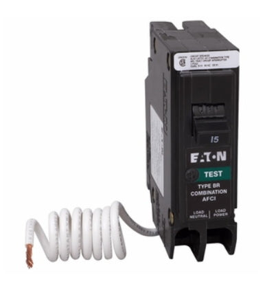 EATON BRN115AFC 15A 1P BREAKER AFCI WITH PIGTAIL