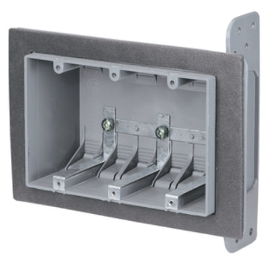 3FWSW THREE GANG PLASTIC BOX AIRTIGH