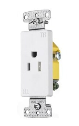 DECORA SINGLE 15AMP RECEPTICAL