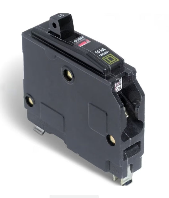 SCHNEIDER ELECTRIC 15 AMP SINGLE POLE BREAKER